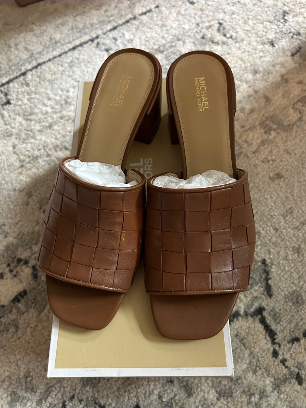 MICHAEL Michael Kors Ingrid Woven Slide Mules